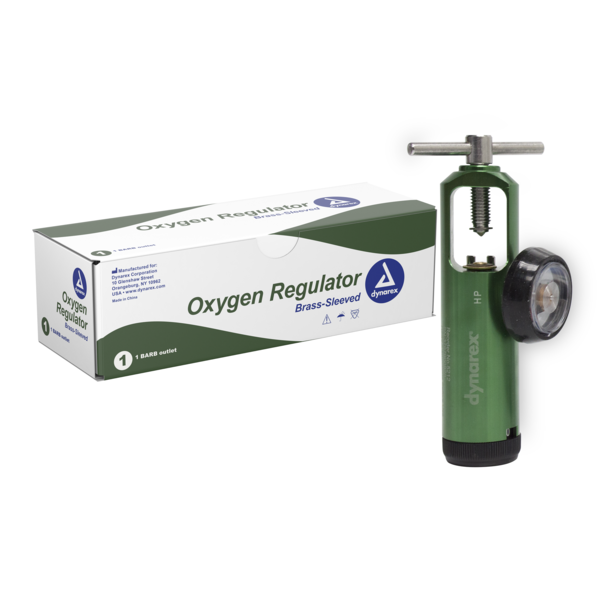 Dynarex CGA Oxygen Regulator - 0-4 LPM 5210